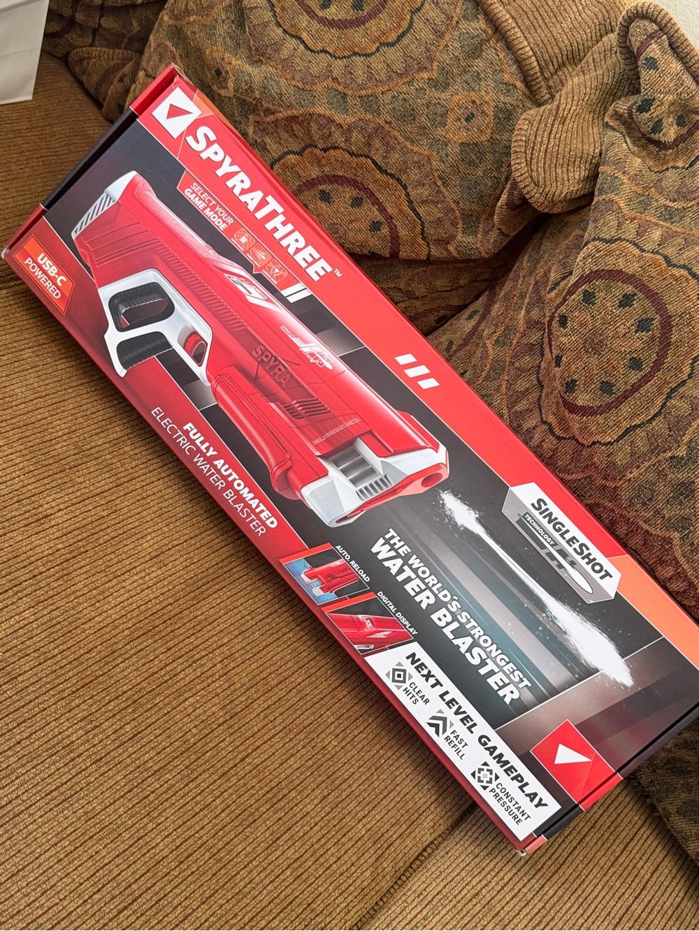 One Red Electric Water Blaster -